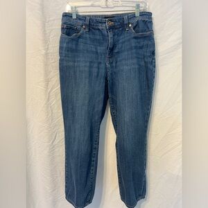 Talbots Medium- Dark Blue Ankle, High Rise Jeans 10P